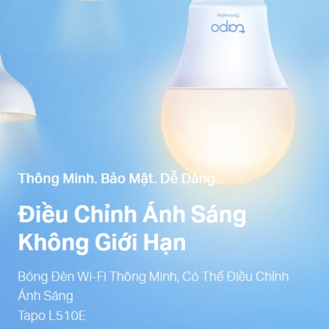 Bóng Đèn Wifi Thông Minh Tapo L510E Tùy Chỉnh Độ Sáng