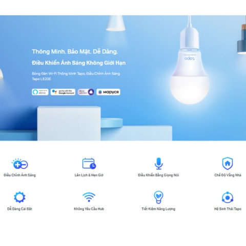 Bóng Đèn Wifi Thông Minh Tapo L520E Ánh Sáng Ban Ngày Có Thể Điều Chỉnh