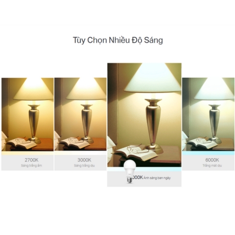 Bóng Đèn Wifi Thông Minh Tapo L520E Ánh Sáng Ban Ngày Có Thể Điều Chỉnh
