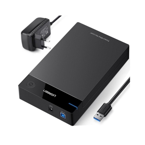 Box Ổ Cứng Ugreen 50422 3.5 Inch Sata USB 3.0 Hỗ Trợ 10TB