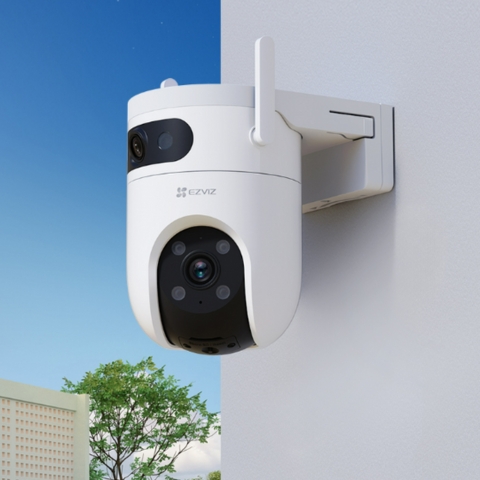 Camera Wifi 5MP+5MP 3K EZVIZ H9c Dual 2 Mắt Quay Quét