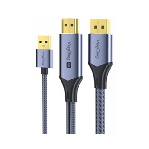 Cáp Chuyển HDMI Ra DisPlayport Dương Hỗ Trợ 4K Có Cáp Nguồn USB VegGieg V-Z102