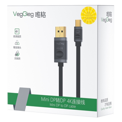Cáp Chuyển Mini DisPlayport Ra DisPlayport 4K VegGieg V-Z610