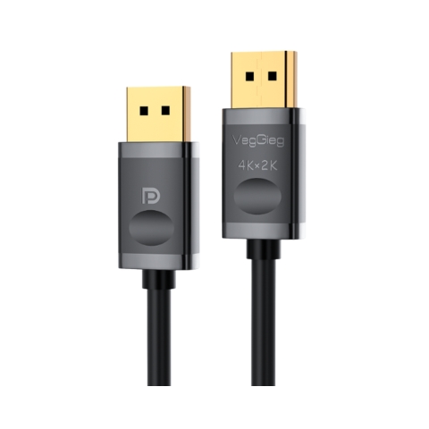 Cáp DisplayPort VegGieg V-Z603 3m 2 Đầu Dương 1.2 Hỗ Trợ 4K