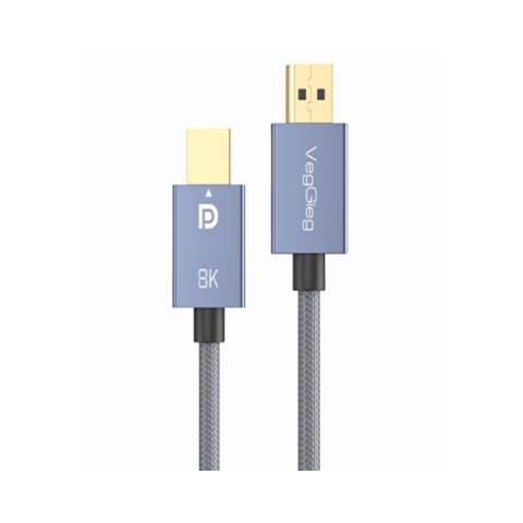 Cáp DisplayPort VegGieg V-Z622 5m 2 Đầu Dương 1.4 Hỗ Trợ 8K