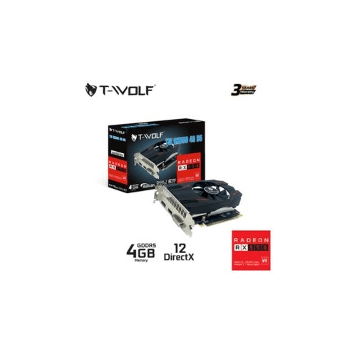 Card màn hình AMD Radeon RX 550 T-WOLF RX 550 | 4GB GDDR5, 512 SP, 350W