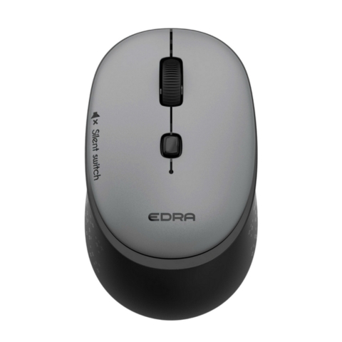 Chuột Không Dây Công Thái Học EDRA EM610W Silent Không Tiếng