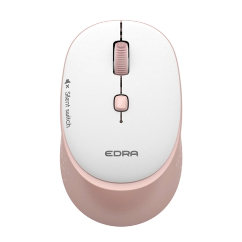 Chuột Không Dây Công Thái Học EDRA EM610W Silent Không Tiếng