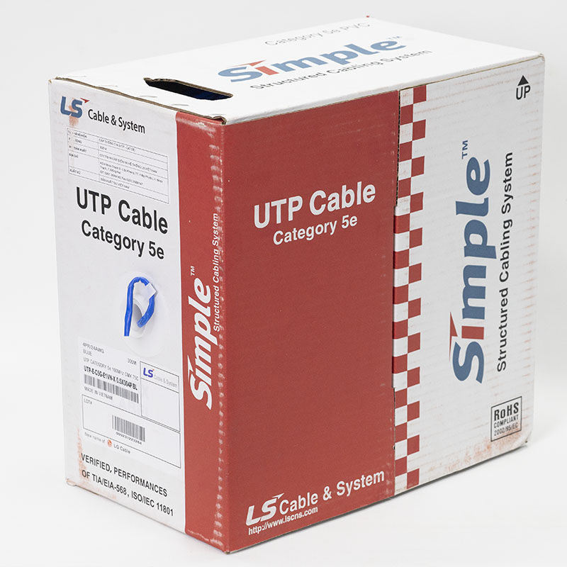 Cáp mạng LS Vina Cat5e UTP 4-Pairs
