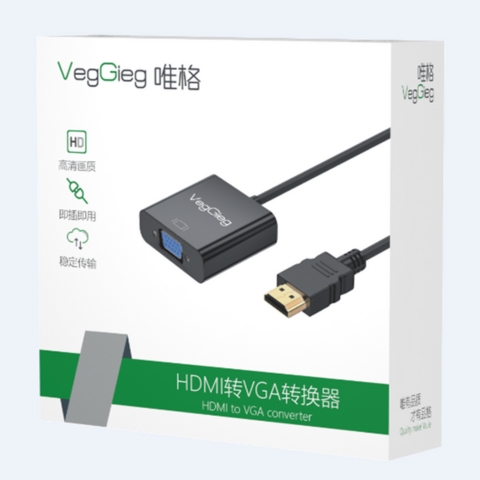 Dây Chuyển HDMI Sang VGA VegGieg V-Z612