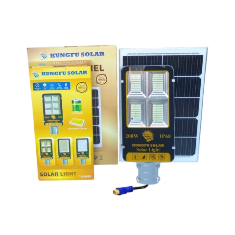 Đèn Đường Năng Lượng Mặt Trời 200W KungFu Solar KF-76200B4