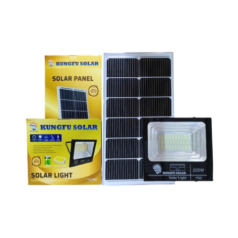 Đèn Năng Lượng Mặt Trời 200W KungFu Solar KF-83200 Tấm Pin Mono
