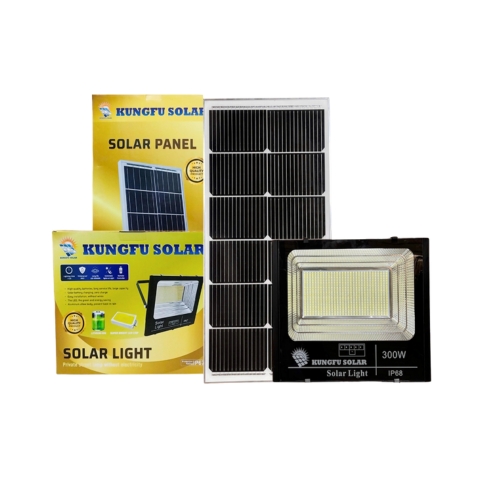 Đèn Năng Lượng Mặt Trời 300W KungFu Solar KF-83300 Tấm Pin Mono