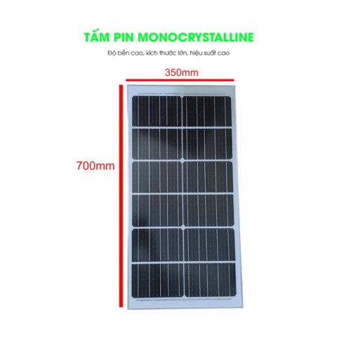 Đèn Năng Lượng Mặt Trời 300W KungFu Solar KF-83300 Tấm Pin Mono