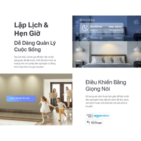 Đèn Spotlight Wifi Thông Minh Tapo L630 Tùy Chỉnh Độ Sáng