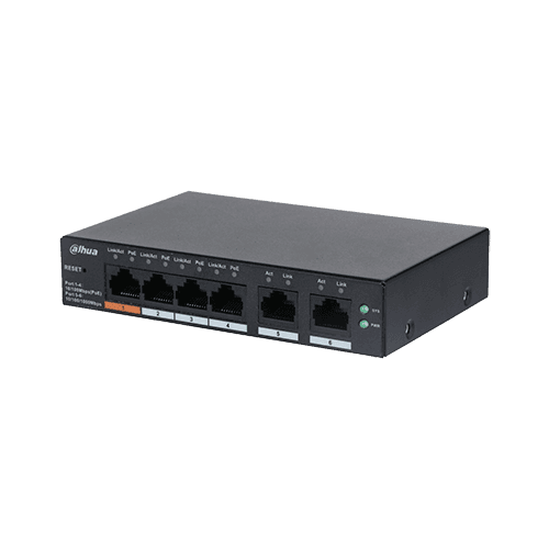 Switch PoE Cloud 6 port với 4 port PoE DH-CS4006-4ET-60