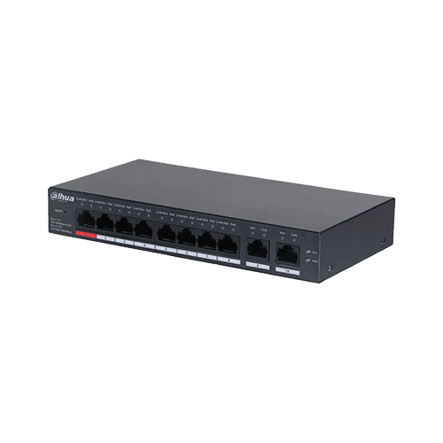 Switch PoE Cloud 10 port với 8 port PoE DH-CS4010-8ET-110