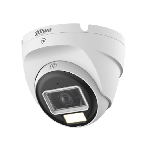 Camera Dome HDCVI Full Color ánh sáng kép thông minh 2.0MP (Dòng Cooper) DH-HAC-T2A21P-U-IL-A