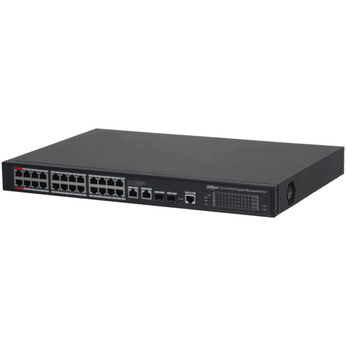 Switch 28 cổng với 24 port PoE All-Gigabit Layer 2 managed DAHUA DH-S4228-24GT-240