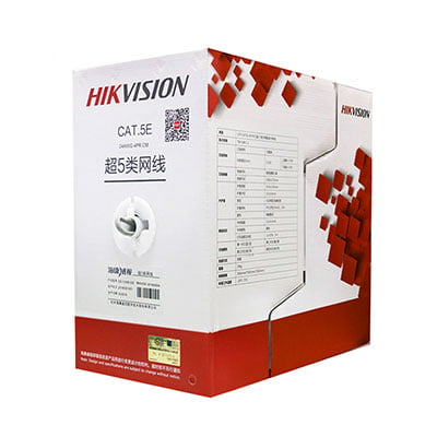 Cáp Mạng Chuyên Dụng CAT5 Hikvision DS-1LN5E-S 8 Lõi Đồng Nguyên Chất