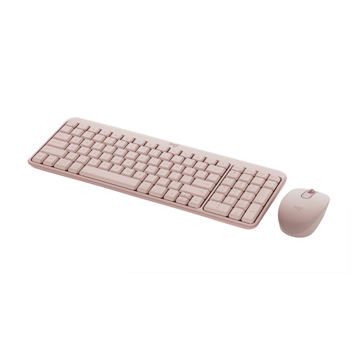 Combo bàn phím chuột bluetooth Logitech MK250, Hồng (920-013561)