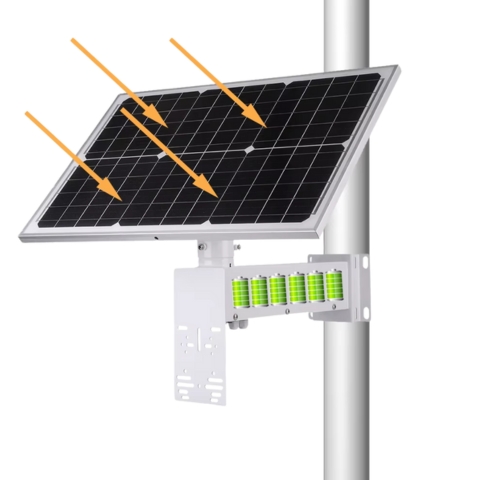 Hệ Thống Nguồn 40W12V20AH Năng Lượng Mặt Trời 4020A1 New Pin Khối (30 Pin)