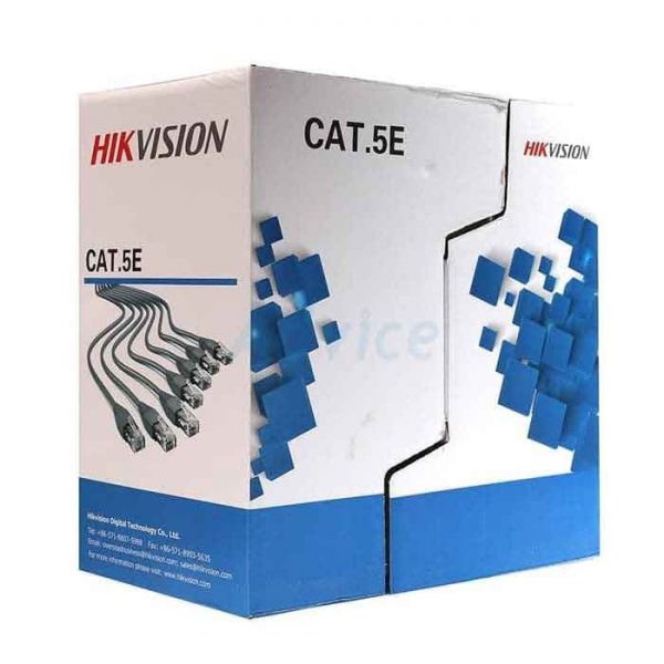 Cáp Mạng Chuyên Dụng CAT5 Hikvision DS-1LN5E-E/E 8 Lõi Đồng Nguyên Chất