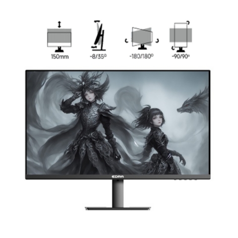 Màn Hình Gaming EDRA EGM27F3PR 27 Inch Full HD 180Hz IPS Grade A+