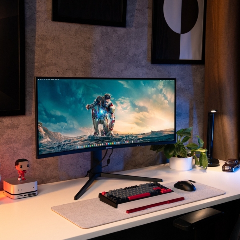 Màn Hình Cong Gaming EDRA EGM34Q240PR 34 Inch WQHD 240Hz VA