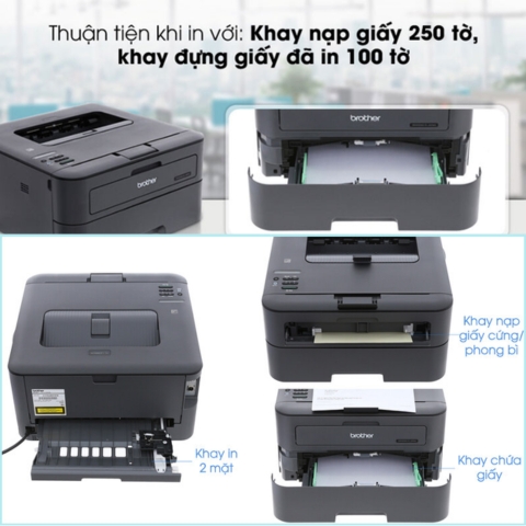 Máy In Laser Trắng Đen Brother HL-L2366DW Wifi