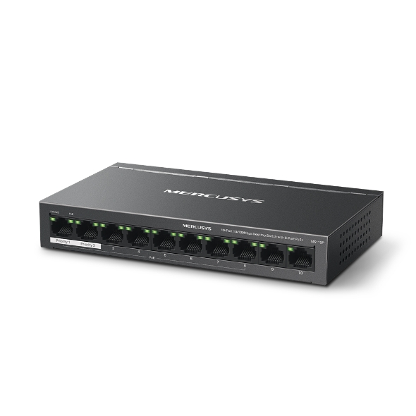 Switch Để Bàn 10 Cổng 10/100M Mercusys MS110P