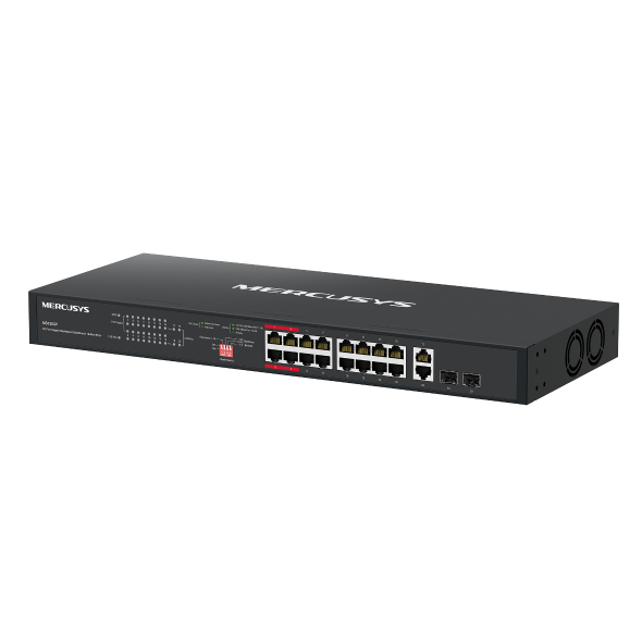 Switch Rackmount Gigabit 20 cổng với 16 cổng PoE+ MS120GP