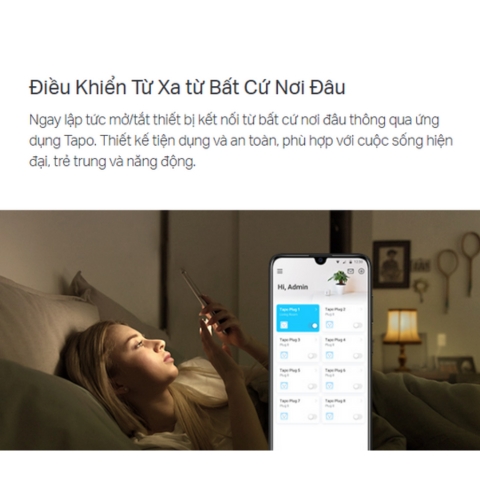 Ổ Cắm Wifi Thông Minh Mini Tapo P100