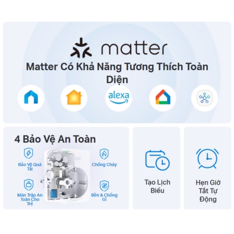 Ổ Cắm Wifi Thông Minh Mini Tapo P110M Giám Sát Năng Lượng