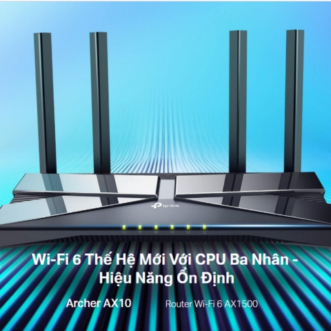 Router Wifi 6 TP-Link Archer AX10 AX1500 Router Gigabit