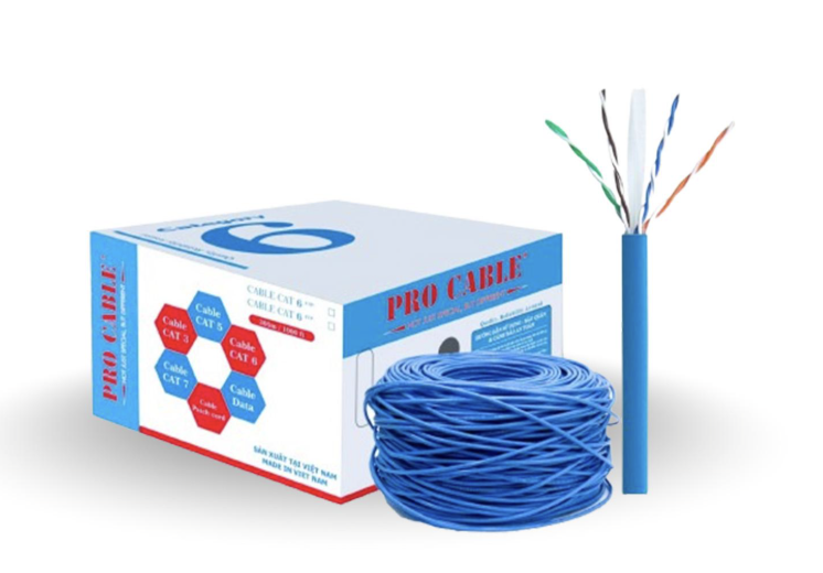Cáp mạng PureNet Cat6 U/UTP 23AWG