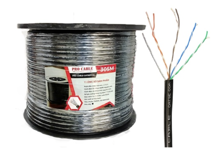 Cáp mạng Premium Cat5e UTP CCA