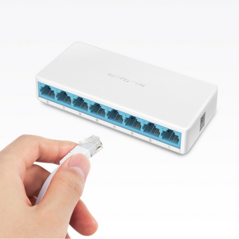 Switch Để Bàn Mercusys MS108 8 cổng 10/100Mbps