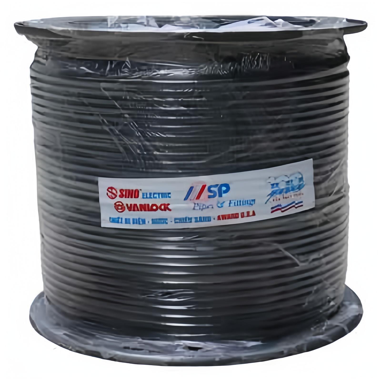 Cáp đồng trục Sino RG6 đơn lõi CCA màu đen