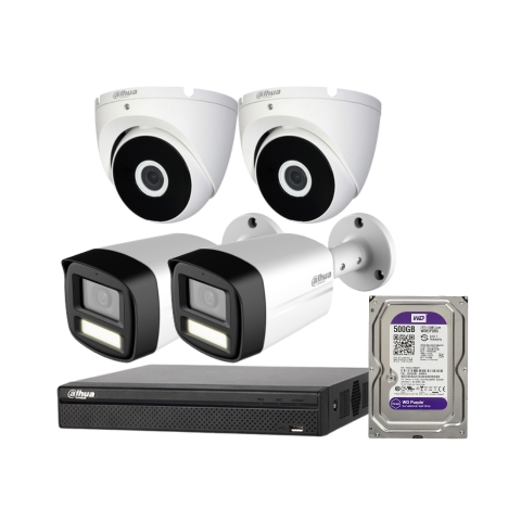 Trọn Gói Bộ 4 Camera Analog Dahua 2MP Lắp Đặt Tận Nơi TPHCM