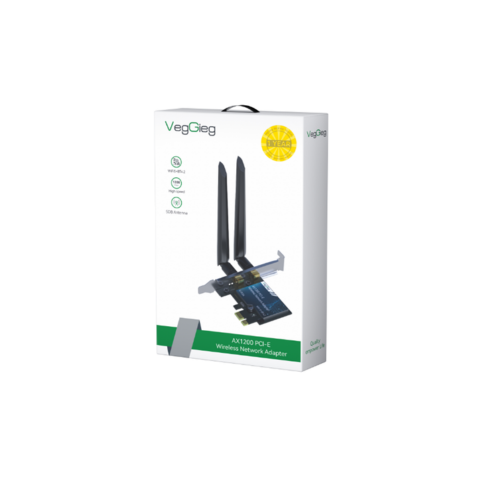 Bộ Chuyển Đổi WiFi + Bluetooth 4.2 PCIe AC1200 (2 trong 1) Veggieg V-PC04