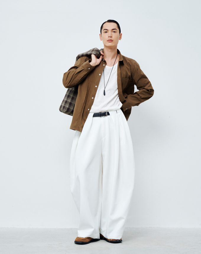Denison Pants White