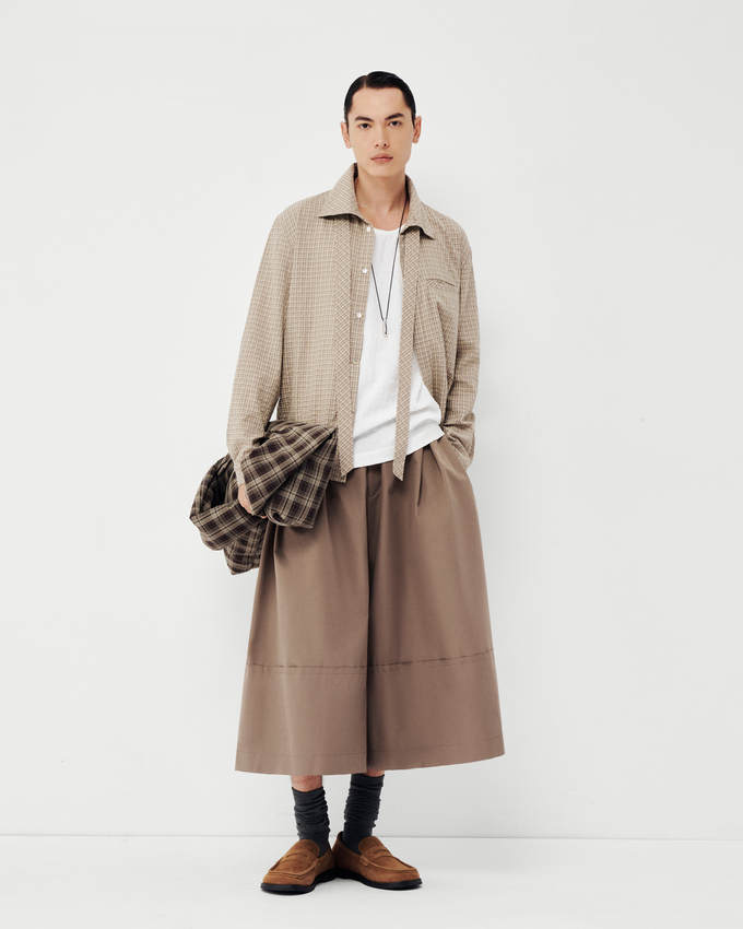 Lino Shirt Brown