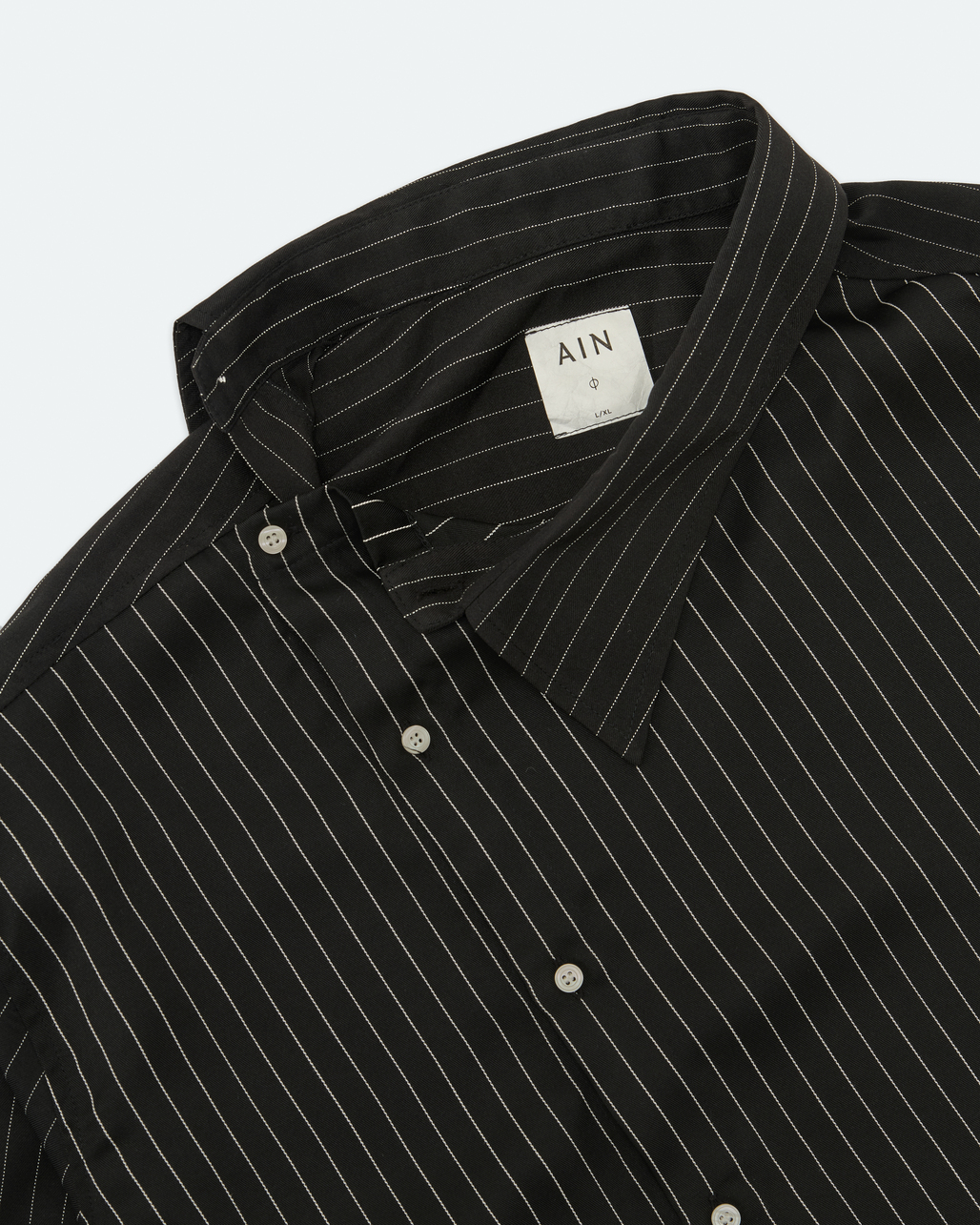 Larris Shirt Black Stripes
