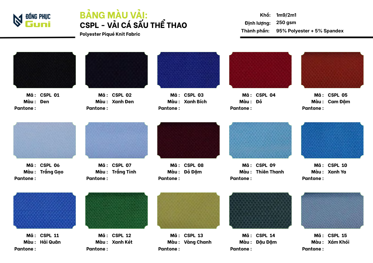 Áo Polo Guni Basic CSPL 18 Be 18