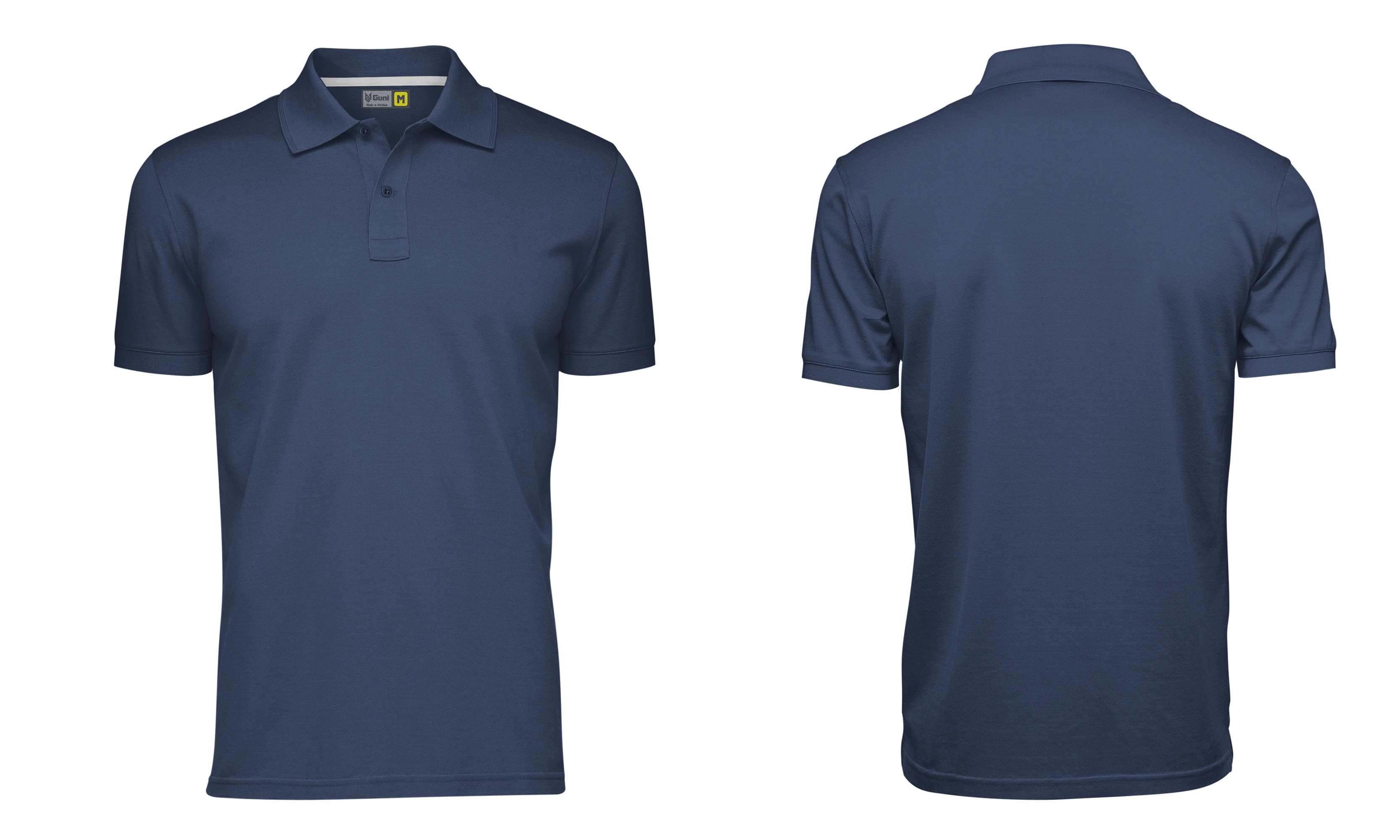 Áo Polo Guni Basic CSM 09 Xanh Đen