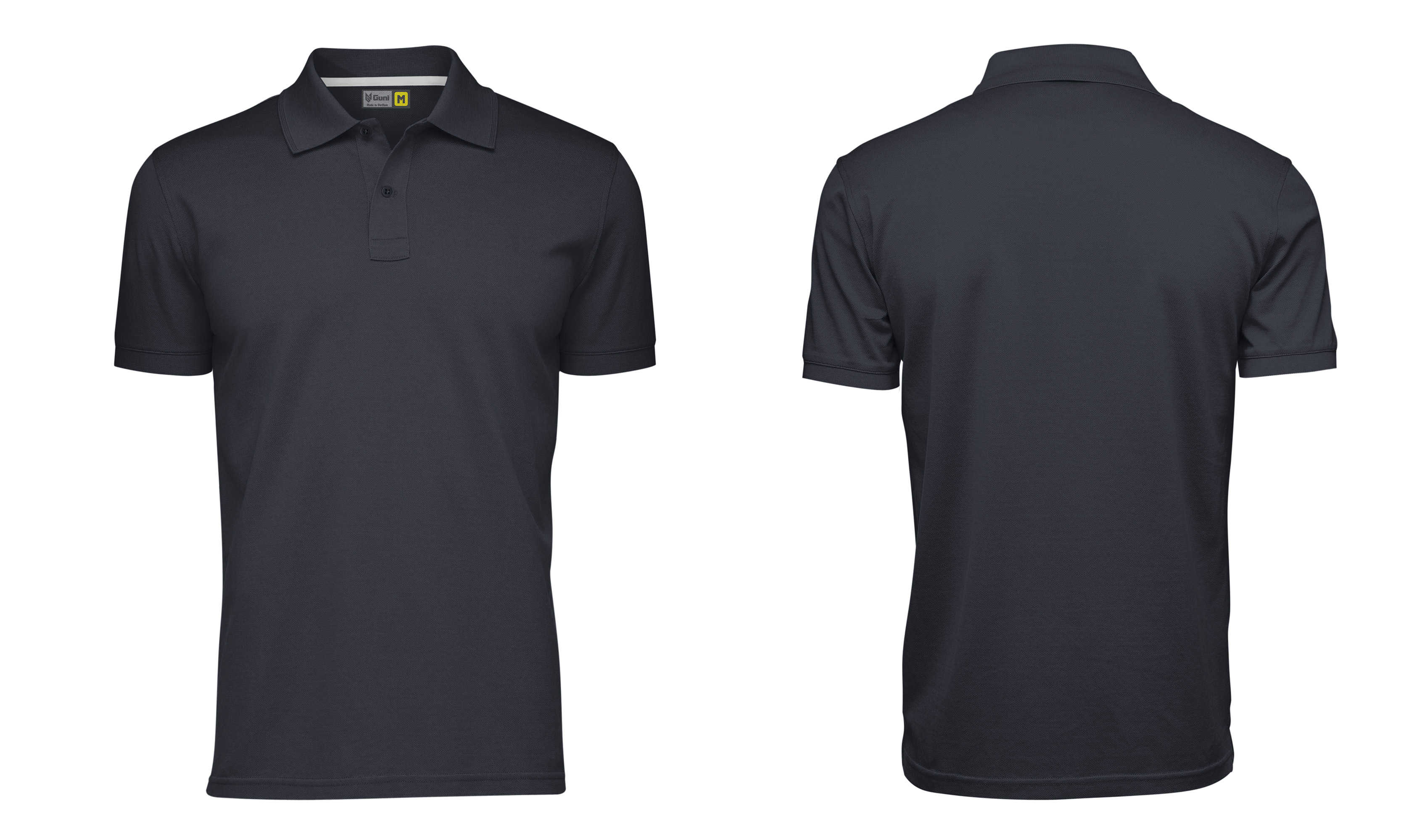 Áo Polo Guni Basic CSM 10 Đen