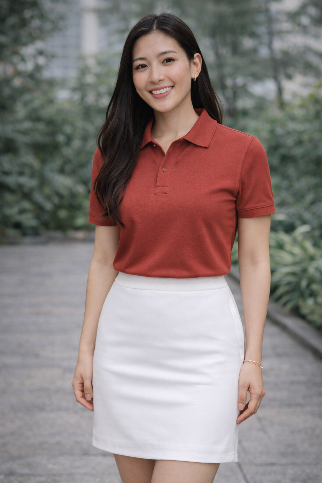 Áo Polo Guni Basic CSPL 05 Cam Đậm