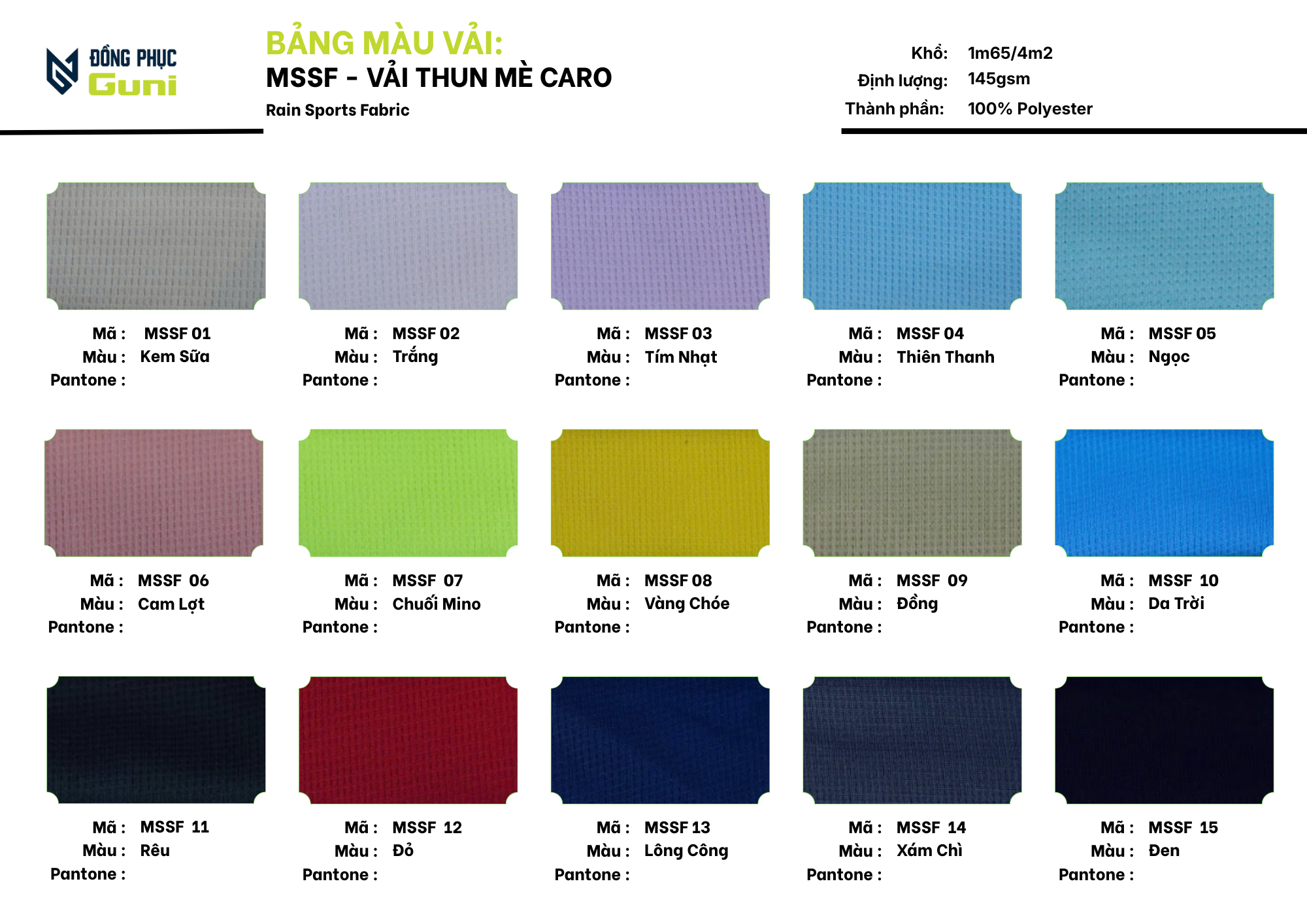 Áo Polo Guni Basic MSSF 17 Bích Tím