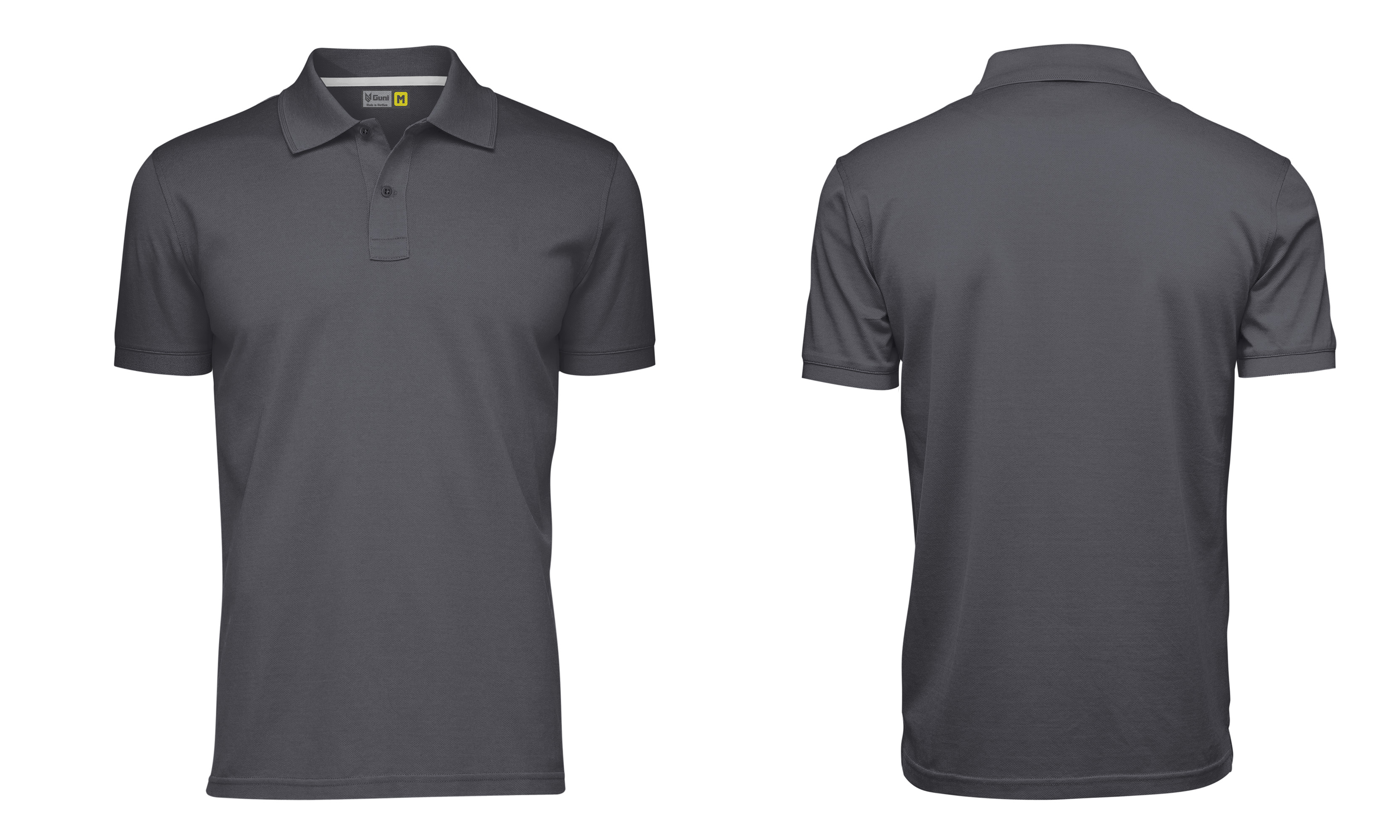 Áo Polo Guni Basic CSPL 29 Xám Đậm